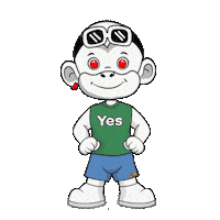 Happy Nice Guy Sticker by Zhot