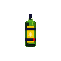 glitch bottle Sticker by Dorst en Lesser