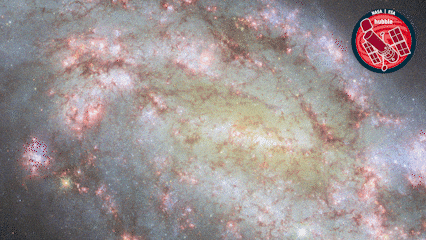 Stars Glowing GIF by ESA/Hubble Space Telescope