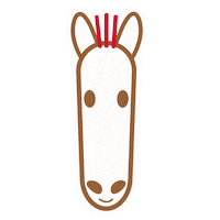 Horses Expand Sticker by Sorbeo Horse Bedding
