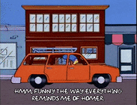 Driving Season 5 GIF by The Simpsons