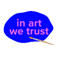 MR-GraphicDesigner art in art we trust Sticker