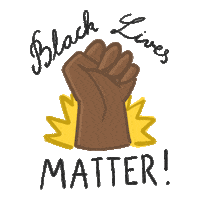 bamberino black protest blm blacklivesmatter Sticker