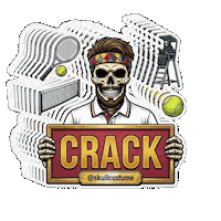 Skull Deporte Sticker