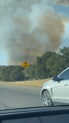 Texas Firefighters Battle Destructive Brush Fire in Austin Suburb