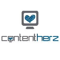 Blue Heart Sticker by contentherz