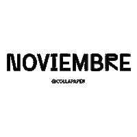 November Month Sticker by COLLA PAPER