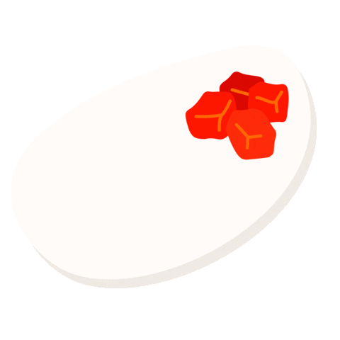 Egg Roll Eggs Sticker by H Mart