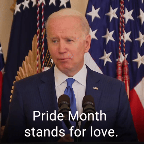Pride Month stands for love.
