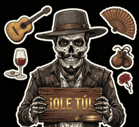 Spanish Skull GIF