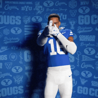 Byu Football Go Cougs GIF by BYU Cougars