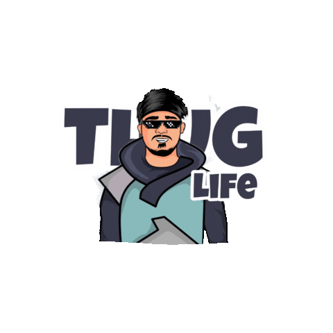 Thug Life Op Sticker