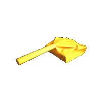 Tank Origami Sticker