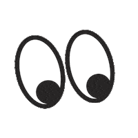 happynation big eyes wide eyes google eyes happynation Sticker