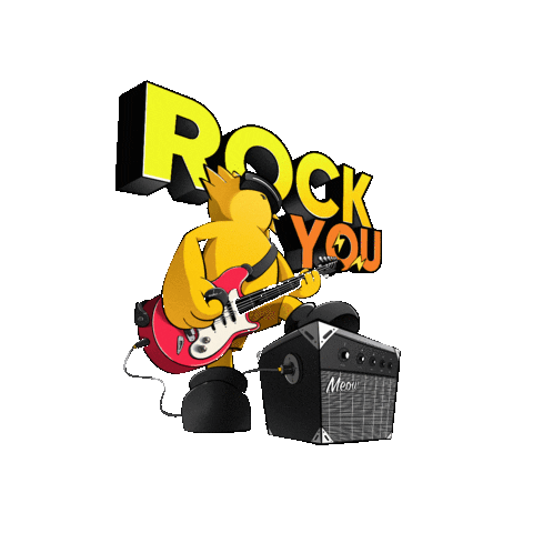 Rock Guitar Sticker by realmeMY