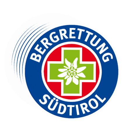 Sudtirol Mountainrescue Sticker by Thomas Mair