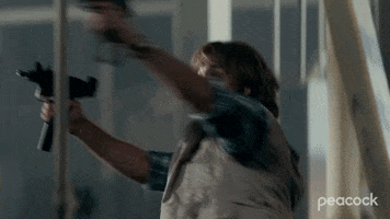 Guns Shooting GIF by MacGruber