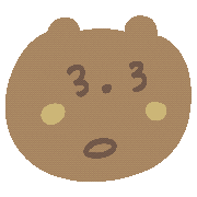 Bear Sticker