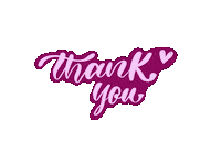 Pink Thank You Sticker