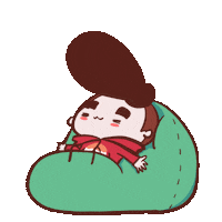tofuxmochi sleeping chilling tofuxmochi Sticker