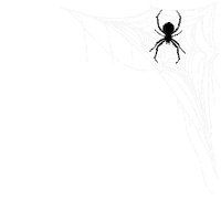 Halloween Spider Sticker by Bangers_and_Mash