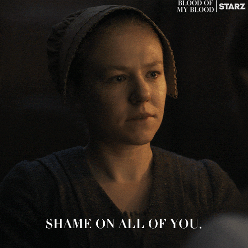 You Should Be Ashamed GIF by Outlander