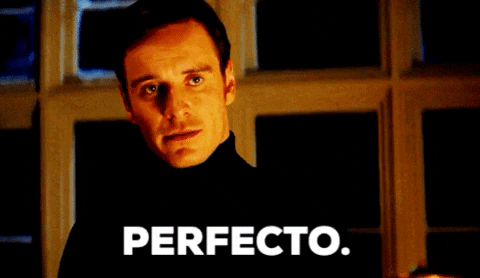 walshification giphygifmaker michael fassbender perfection perfecto GIF