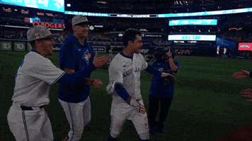 High Five Blue Jays GIF by Toronto Blue Jays