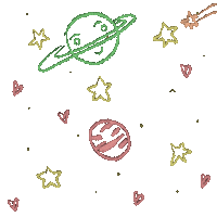 Space Kids Sticker by HAMTARINA