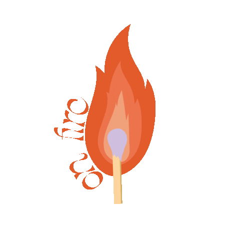 On Fire Sticker by Chapters