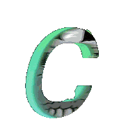 Glitch Alphabet Sticker by #BASILIO