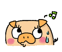 pig acting Sticker
