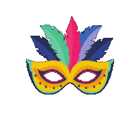 Carnaval Mascara Sticker by BopComunicaçãoIntegrada