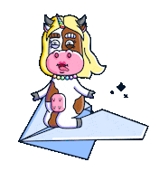 Happy Cartoon Sticker