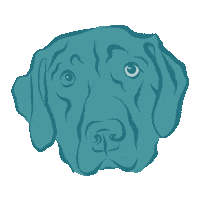 Hound Dog Sticker