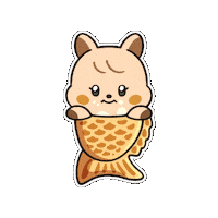 Gidle Waffle Sticker