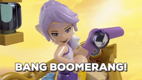 throwing lego elves GIF by LEGO