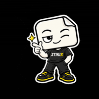 Wink Finger Guns GIF by ZTIKIX