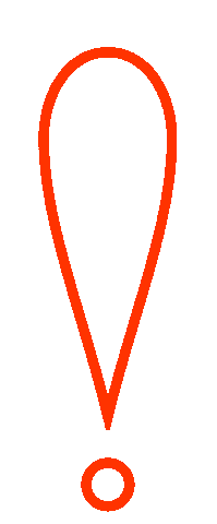 Exclamation Mark Ausrufezeichen Sticker by Rosa-Luxemburg-Stiftung
