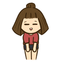 Girl Nod Sticker
