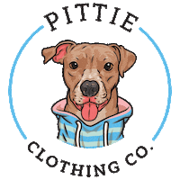 pittieclothing pitbull pibble pit bull pittie Sticker