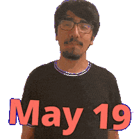 May 19 Sticker