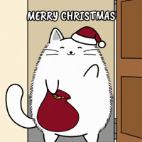 Merry Christmas Celebration GIF by MESA My Emotional Support Animal