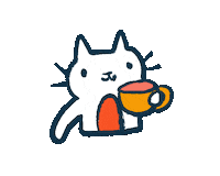 Tea Time Drinking Sticker