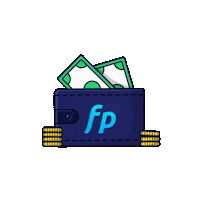 To The Moon Money Sticker by Flitpay