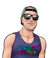 Project Outrun Sticker by eBibs