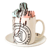 Coffee Marshmallow Sticker by Athanasioupty