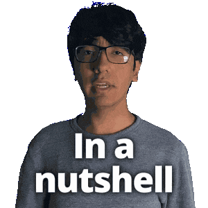 In A Nutshell Recap Sticker