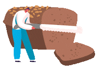 nacionalmarca comida baking pao nacional Sticker