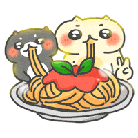 Dinner Eating Sticker